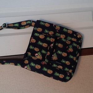 Vera Bradley Trio Zip Hipster Crossbody Toucan Party